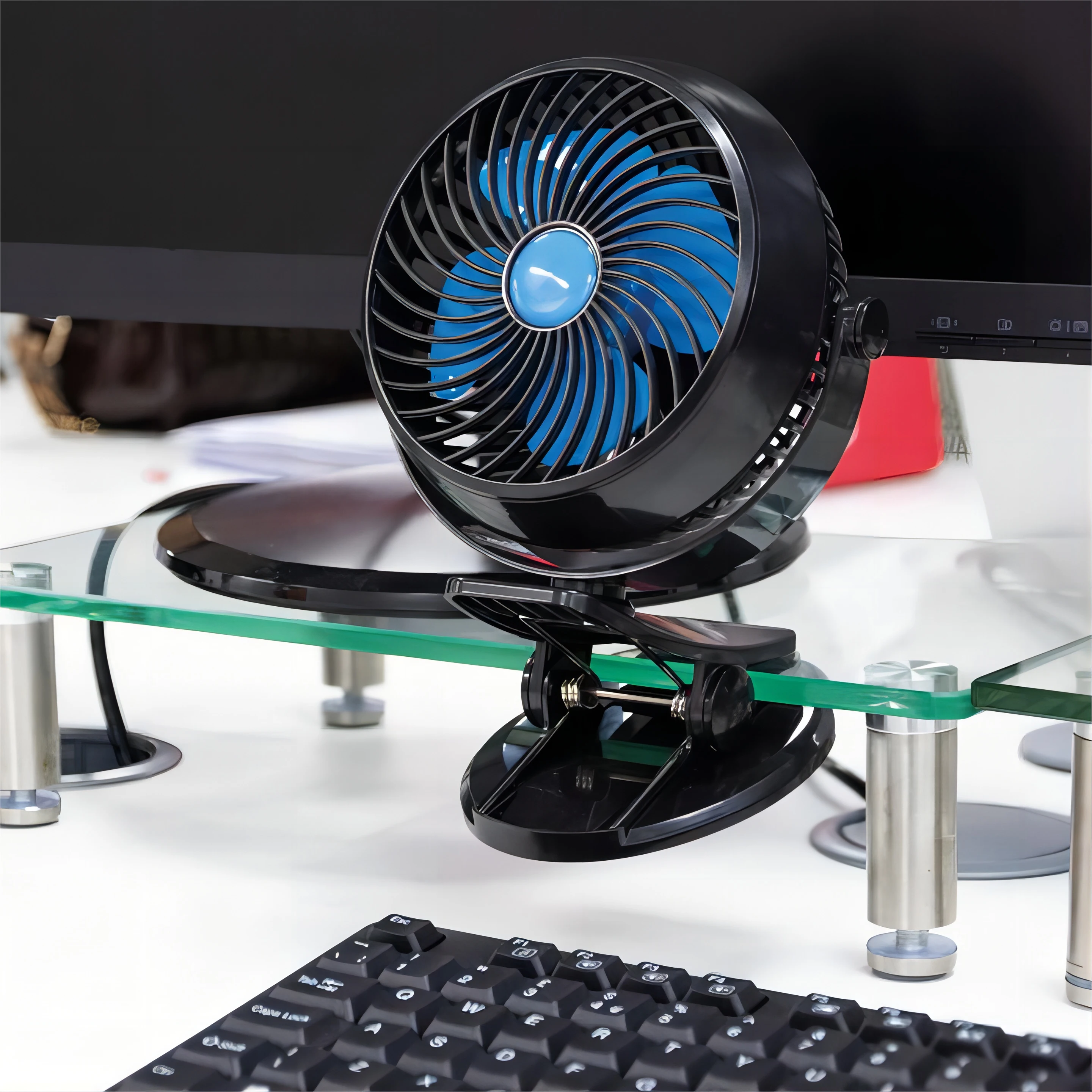 Degree Adjustable Cooling Fan, 360, Portable - detail 4