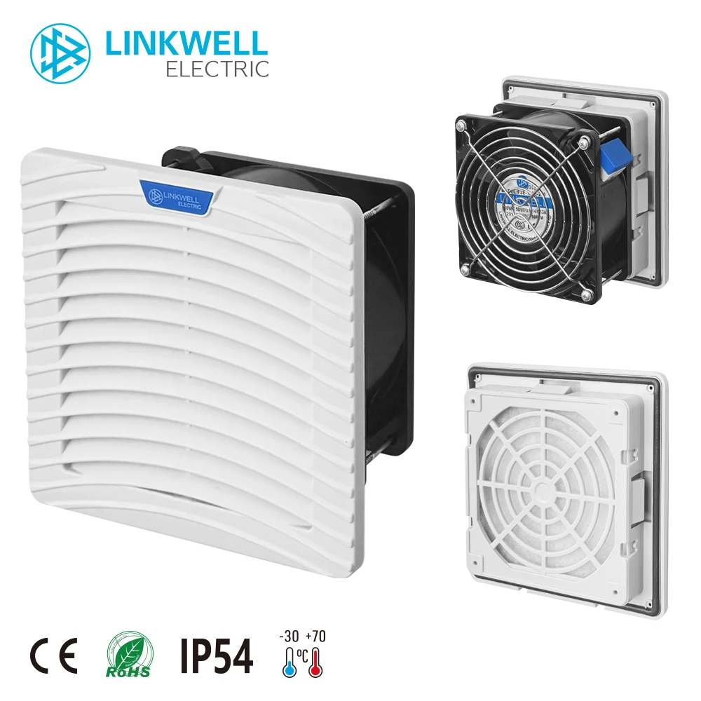 Ip54 Cabinet Exhaust Fan, 150*150mm, AC 220V~240V, 35 - detail 2
