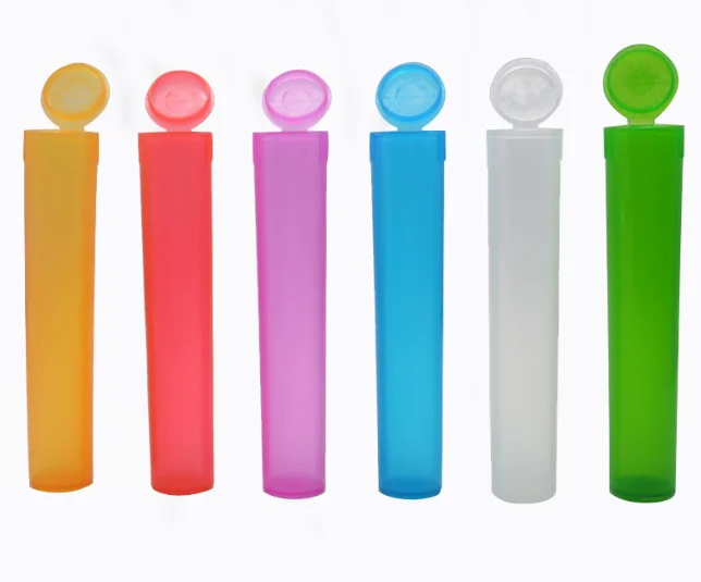 14*72mm Clear Plastic Jar Squeeze Container Airtight Seal Small Tube