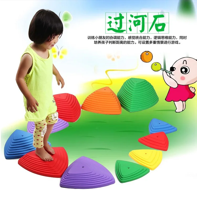 Most Popular Children Training Balance Toy Kids Plastic Balancing Stone