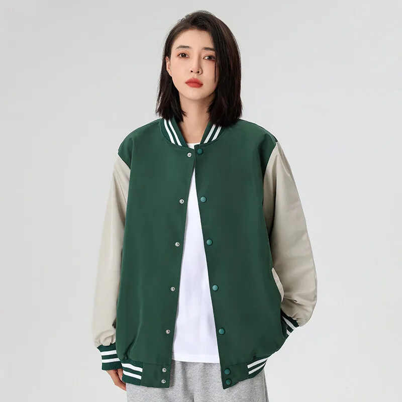 Custom High Quality Men Jackets And Coats Baseball Varsity Jacket Manufacture Unisex Baseball Letter