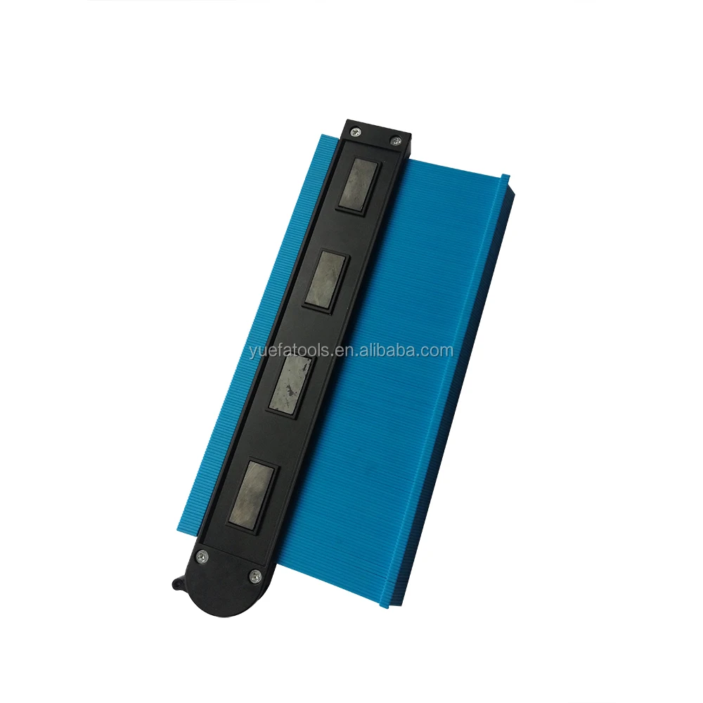 
Factory Directly Sale 10 inch Contour Gauge With Lock ABS Plastic Profile Gauge Measure Ruler 