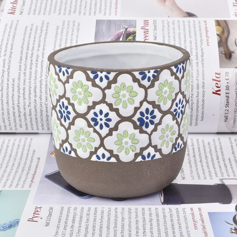 300ml Frosted ceramic candle container votive candle jar wholesales