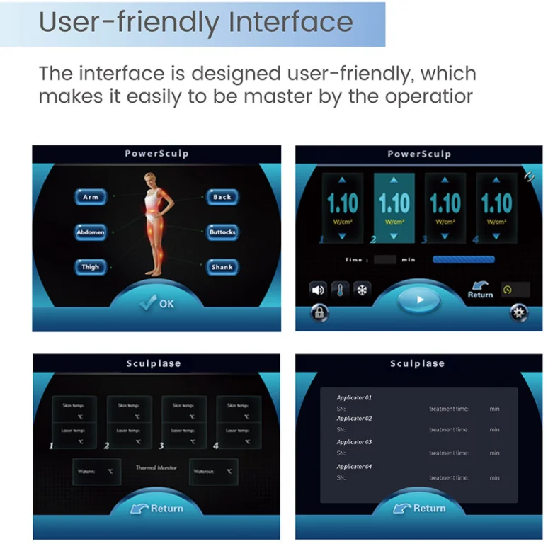 Laser beauty equipment 1060nm diode lipo laser fat removal body sculpting machine