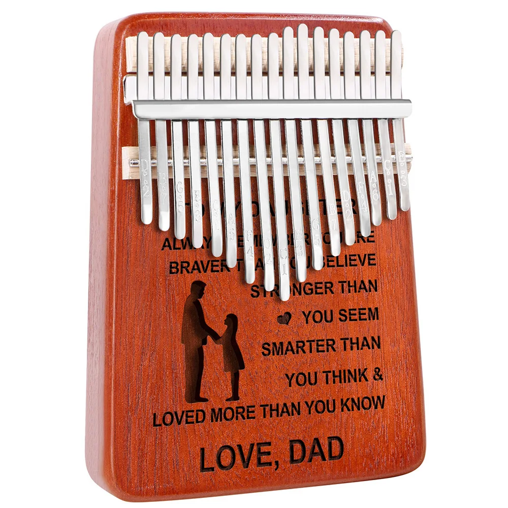 
Kalimba 17 key Piano Beautifully Musical Instruments Personalized Gift Engraved Kalimba Thumb Piano 