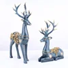 Customized Chinese deer-shaped resin creative home living room wine cabinet decoration ornaments