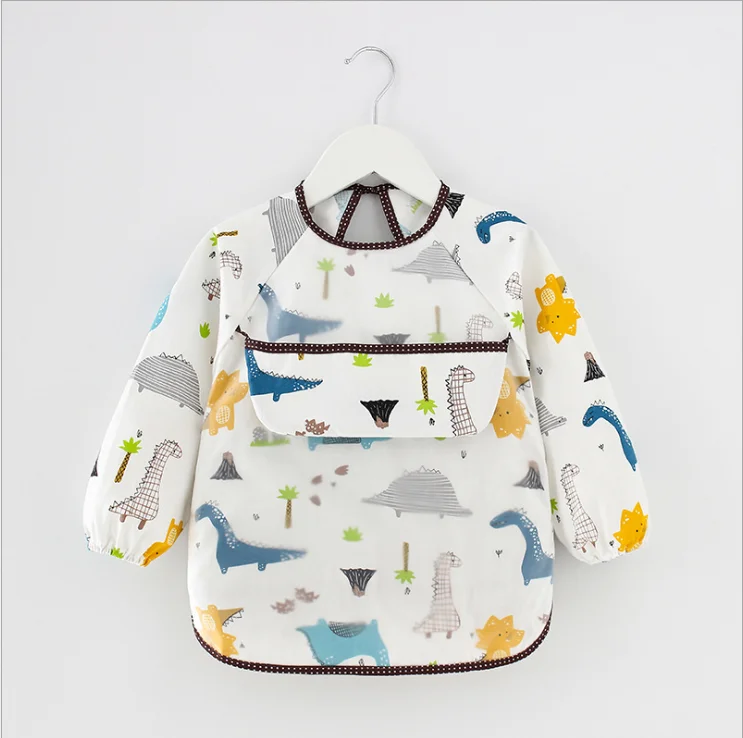 long sleeve baby bib