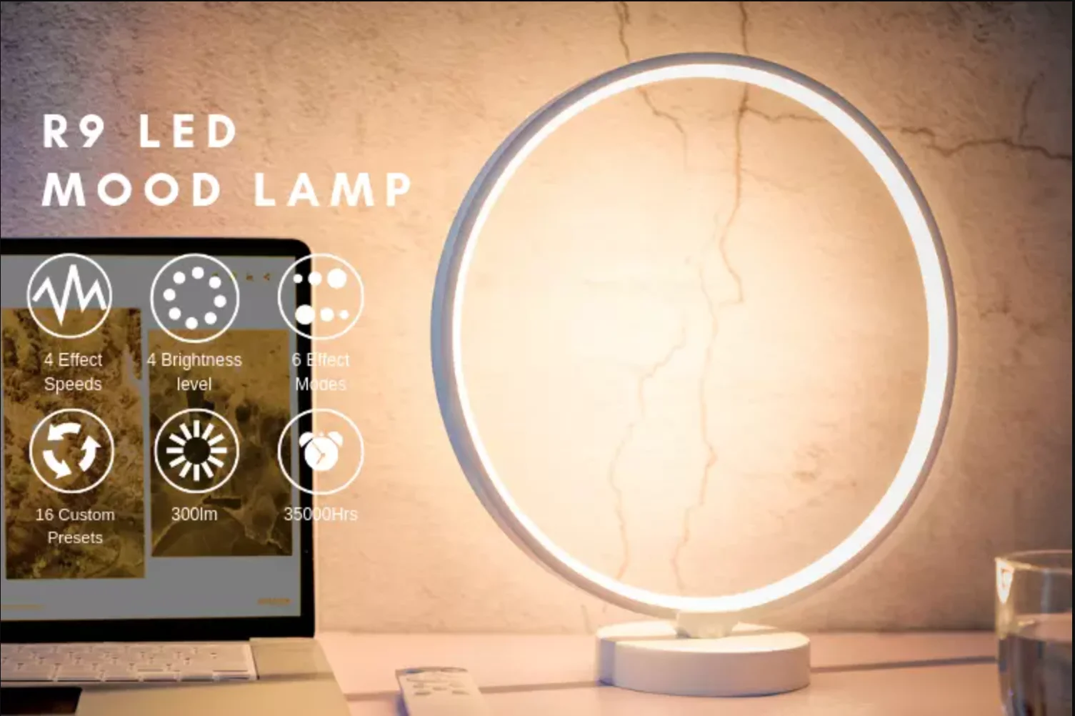 Circle Lamp Led Luxury Modern Table Mood Lamp 2020 New Idea Dimmable