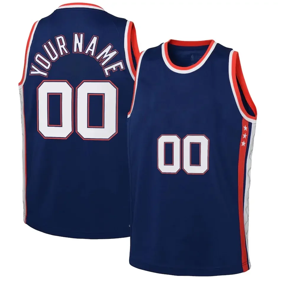 Latest Custom Mens Nets Basketball Jersey Blank Jersey Wear Set 