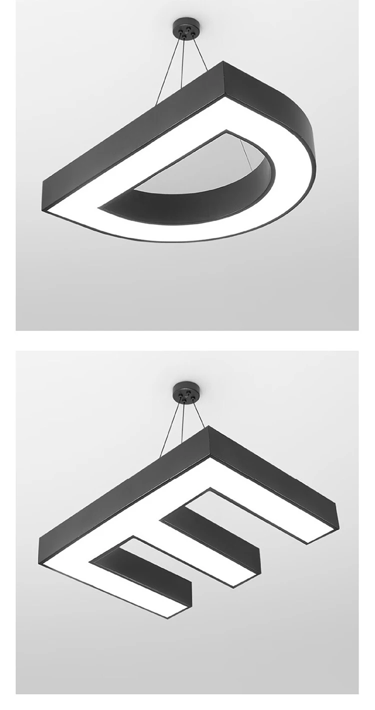 product custom led number  letter pendant ceiling light personalized creative design for billiard mahjong  chess rooms for living room-17