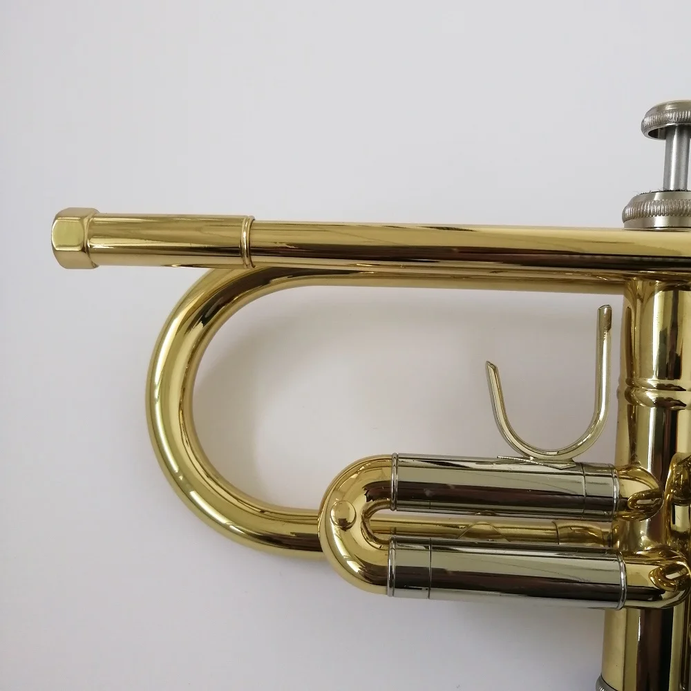Yellow Brass Imported From Germany Bb Key Gold Lacquer Trumpet Buy