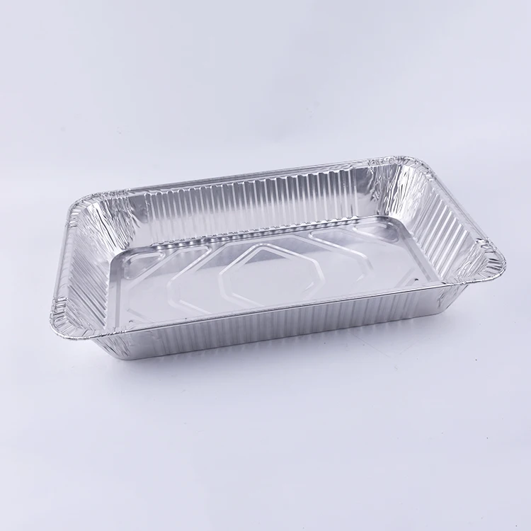 Large Aluminium Food Plates Disposable Rectangular Take Away Aluminium Foil Tray q Grill Pan Buy Food Packaging Aluminum Foil Plates Disposable Foil Container Large Turkey Grill Tray Aluminium Foil Box Half Size