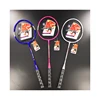 Wholesale cheap white light badminton rackets junior badminton racket with high quality
