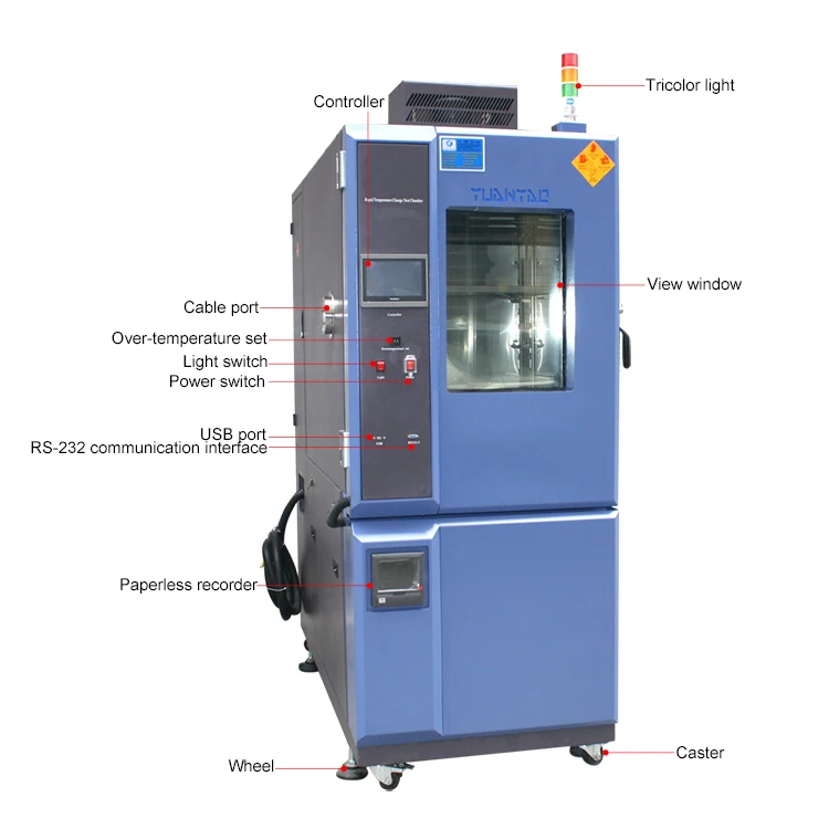 225l Ess Chamber Ramp Rate Thermal Cycle Climate Test Chamber Price