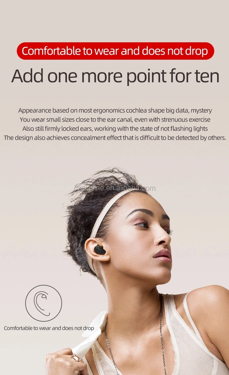 SUNLINE 1:1 A6S wireless earbuds for red xiaomi airdots DSP Active Noise Cancellation Wireless 5.0 airdots 4-5 hour play time - ANKUX.COM