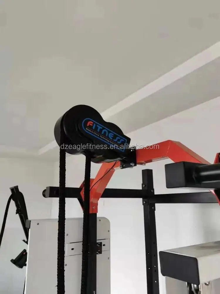 Adjustable Gym Climbing Machine Rope Pulling Machine Endless Suspended