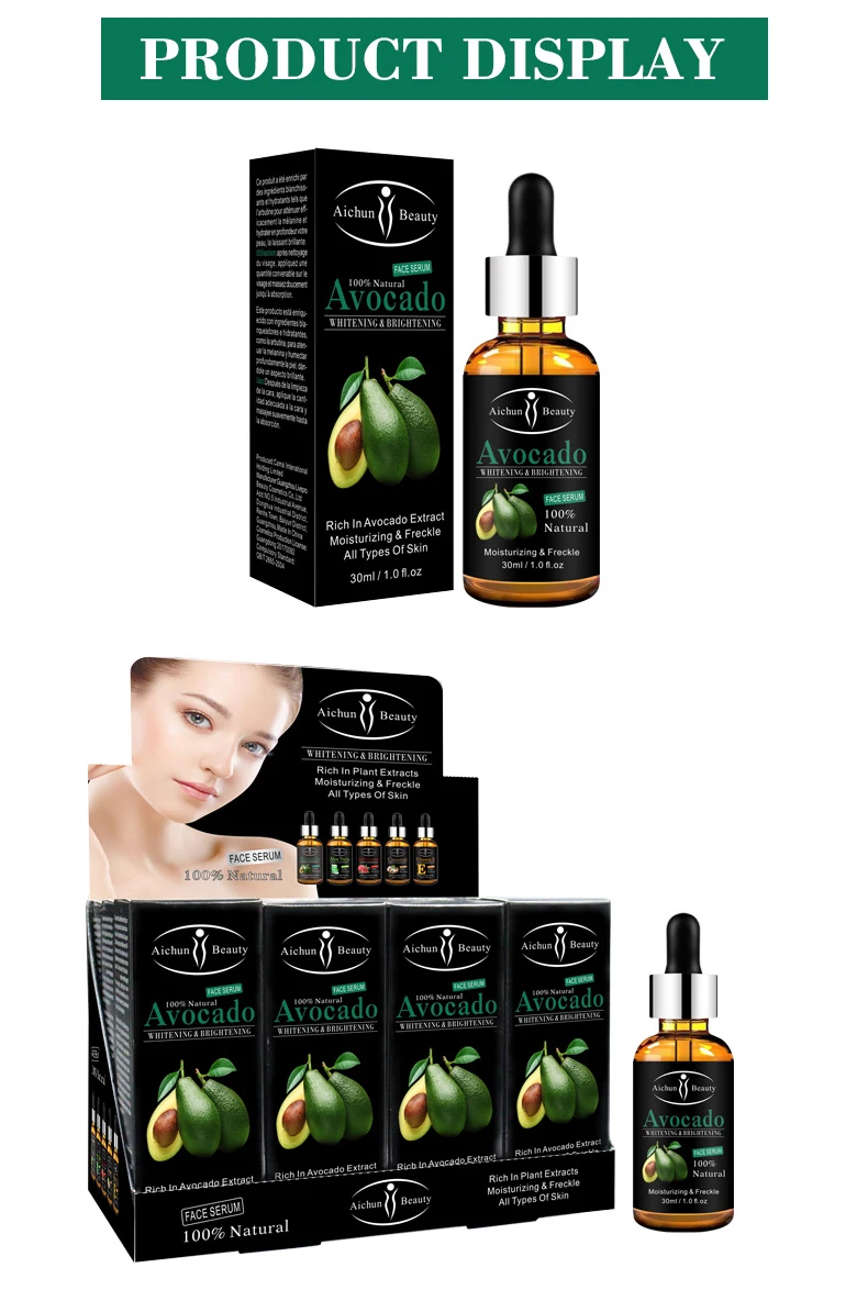 Aichun Beauty 100% Natural Essence Avocado Anti Aging Eye And Face ...