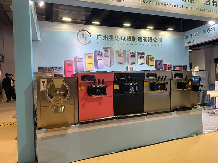 Automatic Soft Serve Ice Cream Cone Making Machine Three Flavors Ice Cream For Dessert Chinese 2756