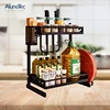 Floor Standing Stainless Steel Large Holder Kitchen Storage Shelf Spice Rack Organizer