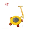 Heavy duty 360 degree rotating platform hand machinery mover 18ton cargo transport trolley