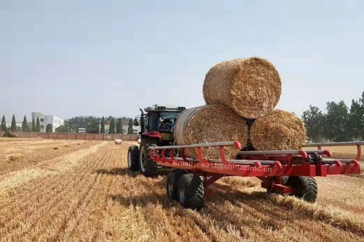 Hydraulic Hay Bale Pyramid Hay Trailer For 16/18 Units - Buy Bale