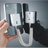 Plastic cable tag mobile phone security lock anti-theft display holder