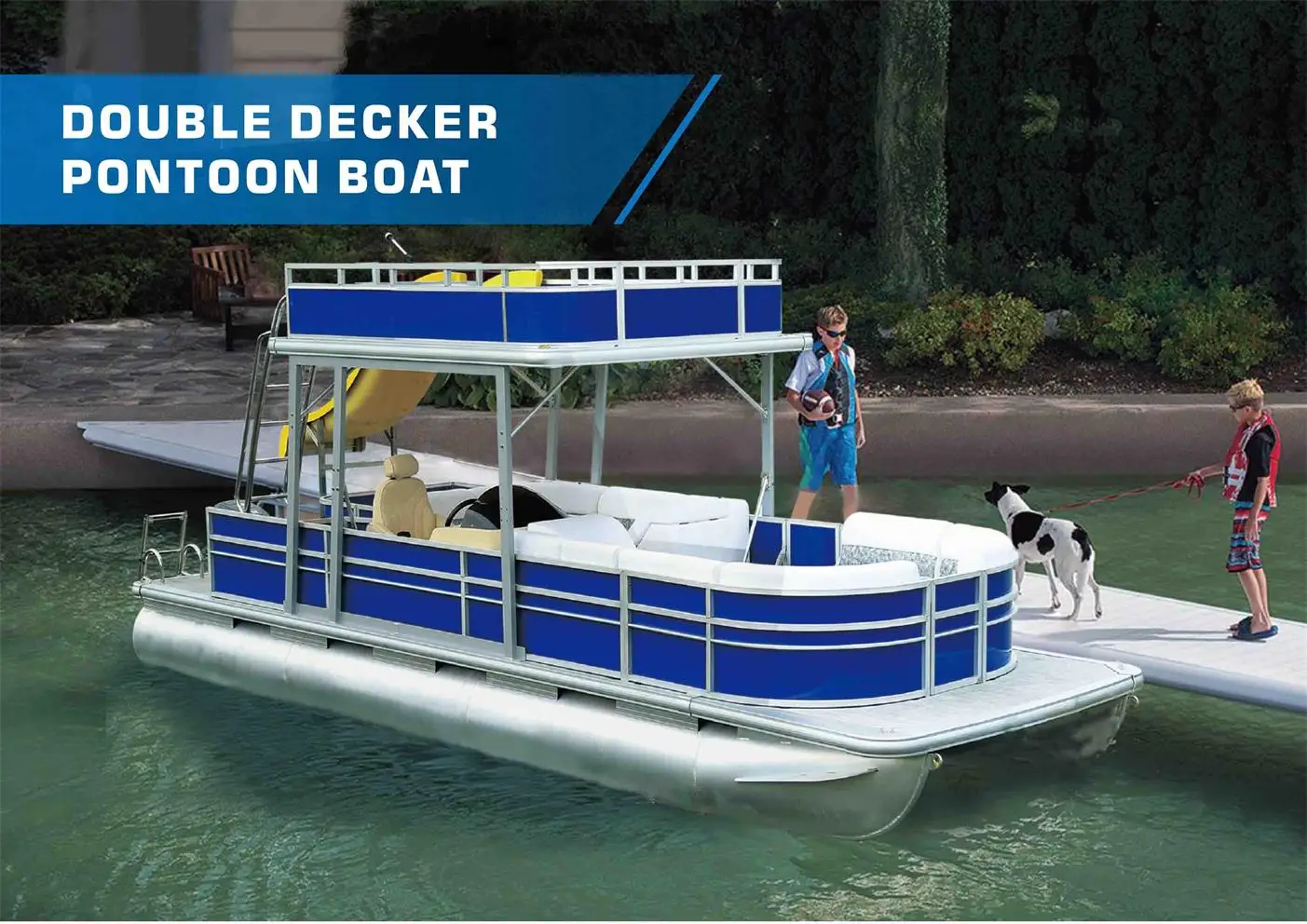 cheap cruise tritoon fishing sport pontoon deck boats for