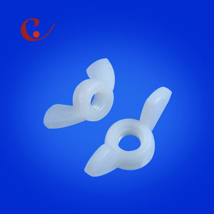 Lingqi Machining Plastic Parts Butterfly Wing Nuts Knob Plastic Nuts