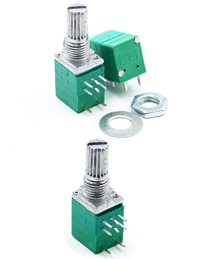 thumbnail image 2 of RV097NS Single/Dual Potentiometer With ON/OFF Switch - 20K Ohm (5K, 10K, 50K, 100K Options) 3-8 Pin 2 of 6