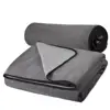 165*203mm 2KG Extra Warm Waterproof Weighted Blanket With Double Polar Fleece Laminated Fabric