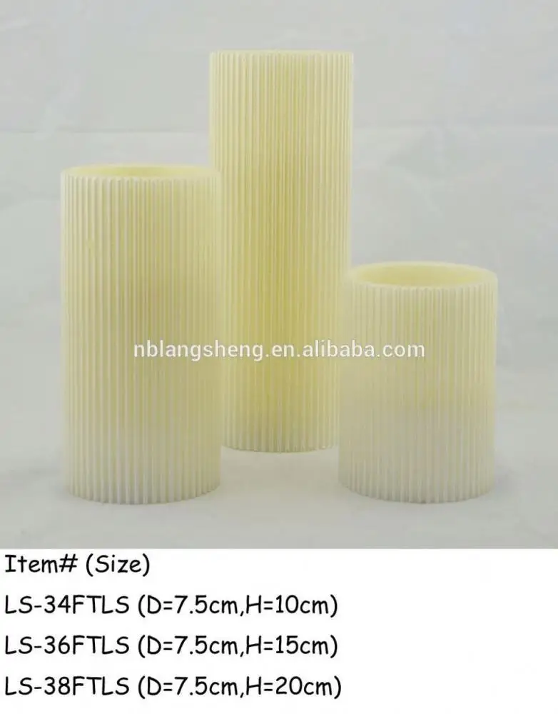 Set of 3 flameless led candle home decoration hot sale luminaria