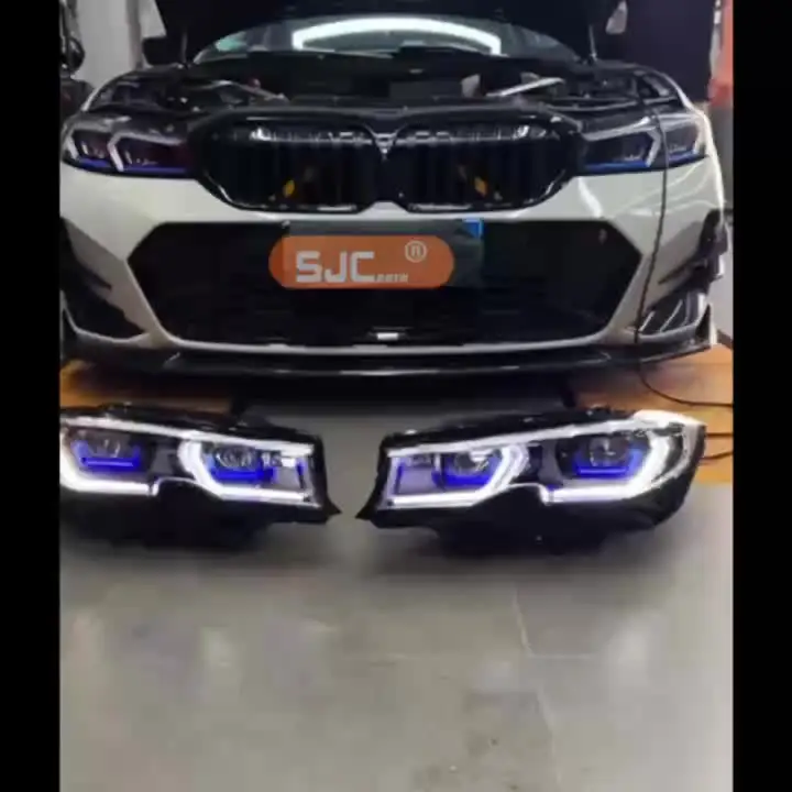 SJCオートレーザーヘッドライト BMW 3シリーズ G20 G28 19-22用 ヘッド