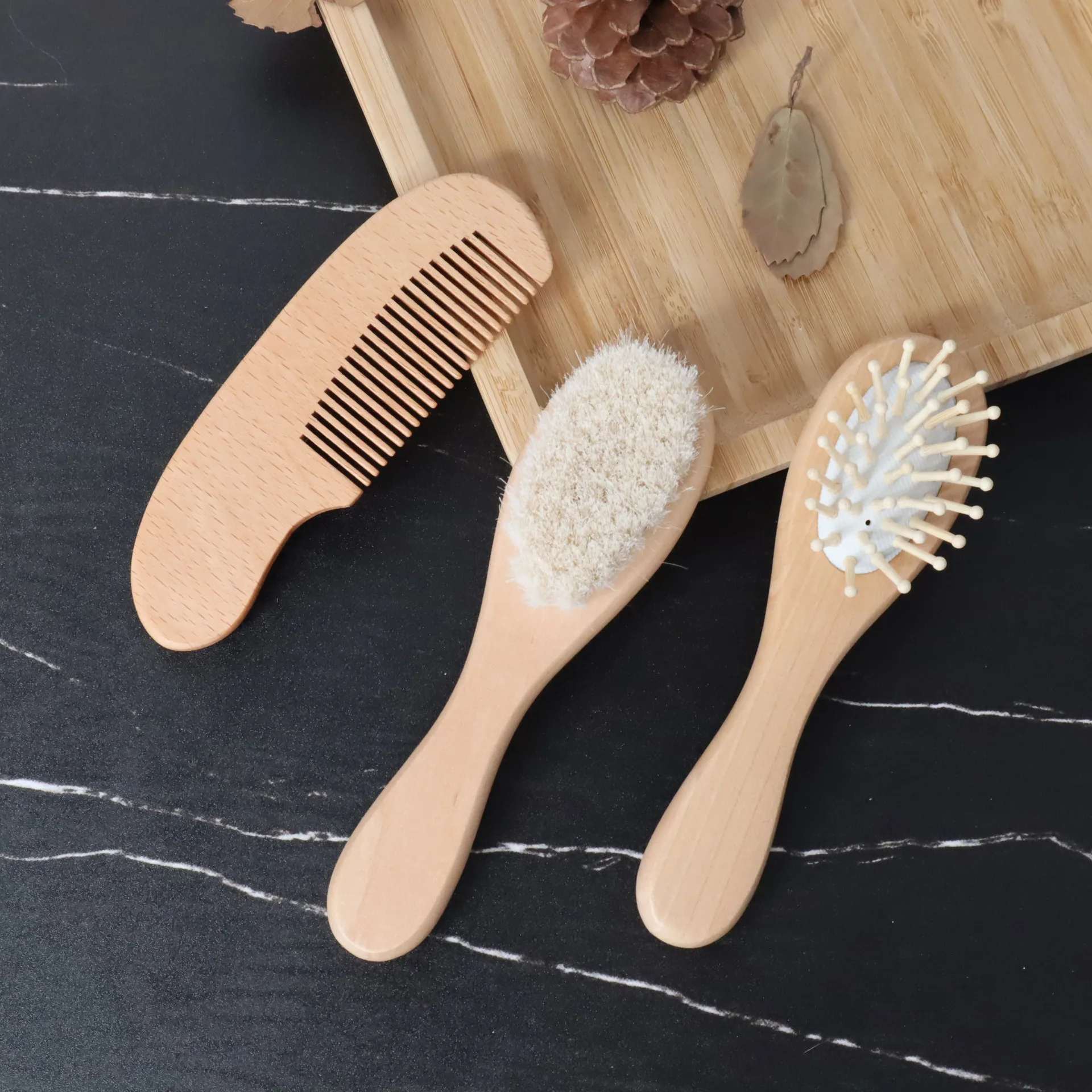 Keababies Organic Baby Hair Brush Best Brush For Cradle Cap