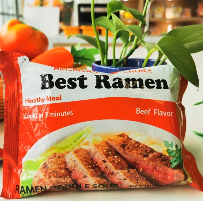 Low Sodium Bulk Ramen Noodle Instant Oriental Noodle Ramen Noodles