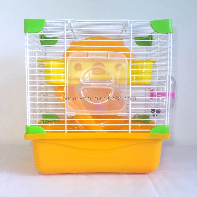 Two Choices Castle Shape Double Floor Luxury Hamster Cage Provided With