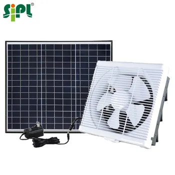 Eco Solar Vent With Battery System Sunny Air Extractor Fan Tools 32w ...