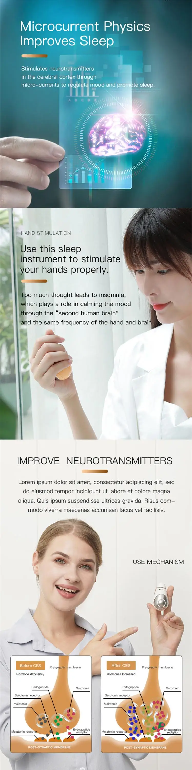 electrical head sleep instrument
