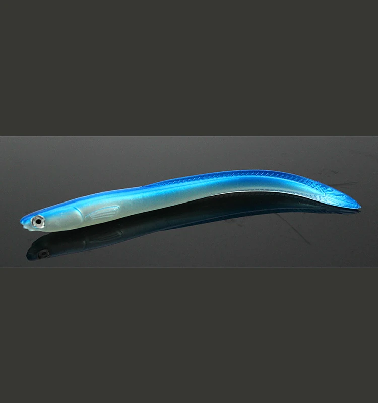 Pvc 6.3g 14cm 3d Vivid Eyes Ricefield Eel Finless Soft Sand Eel Lure Buy Luminous Fish Eel