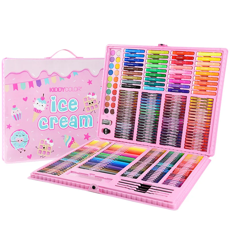 Portable Art Box - 268-Piece Deluxe Artist Painting Set for