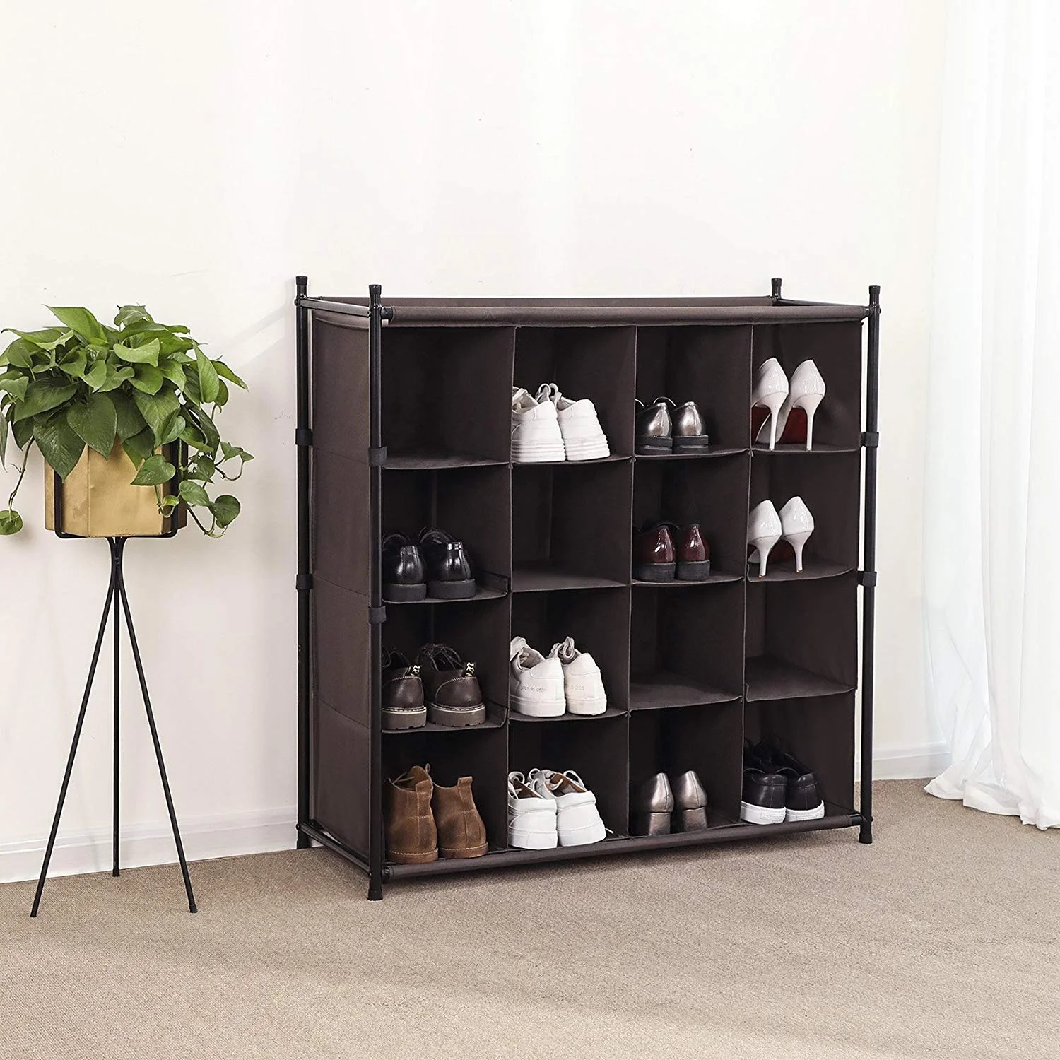 Shoe Rack For 36 Pairs Of Shoes Standing Storage Organizer Shelf With Dust Proof Cover Buy Shoes Storage Organizer Shelf Shoe Rack For 36 Pairs Shoes Shelf Commercial Shoe Rack Product On Alibaba Com