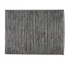 Lower than 50 degrees celsius working place mainly remove peculiar smell active charcoal air filter elements
