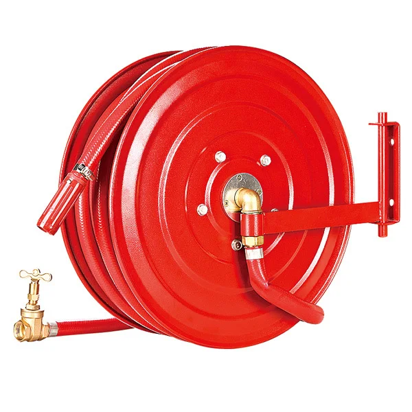Fire Fighting Equipment Fire Hose Reel 3/4'' or 1'' With Fire Fighting Water Pipe