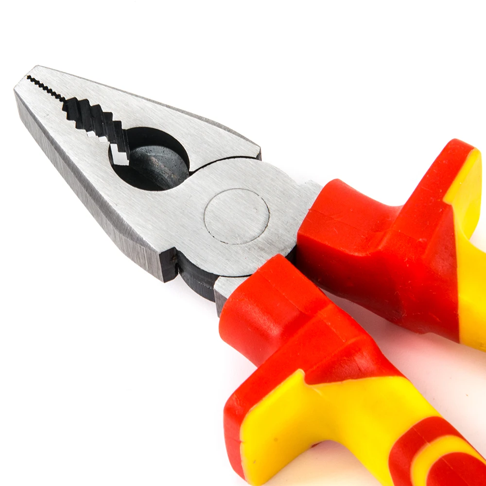 2 Colors Tpe Handle Crv Steel Combination Plier Function Vde Insulated