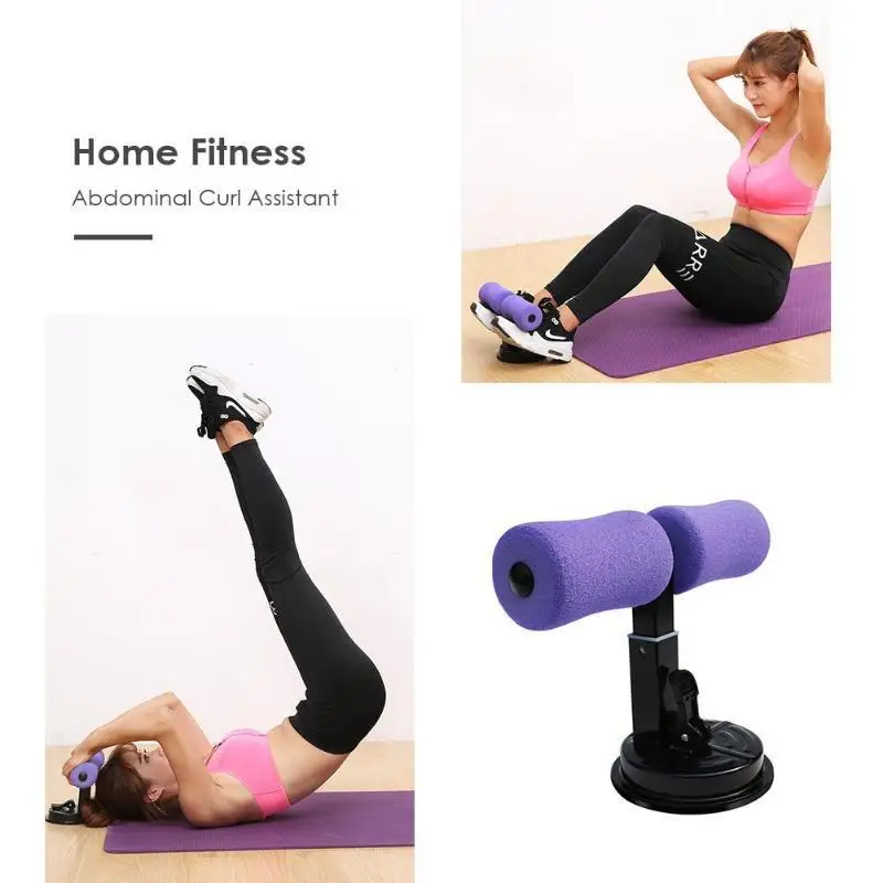 Dingwen Portable Self-Suction Situp Bar Abdominal Core Trainer Curl Movement Auxiliary Device Adjustable Sit Up Equipment Perfect for Push Ups Sit Ups Muscle Training and Body Stretching SP003 