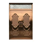 ROSE V&agrave;ng Ch&iacute;nh Th&eacute;p Kh&ocirc;ng Gỉ Gi&aacute; Cửa B&ecirc;n Ngo&agrave;i Cửa Ra V&agrave;o Cửa Kim Loại