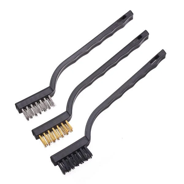 Good Quality Tooth Shape Handy Cleaning Rust Brushes Stainless Steel Wire Brush