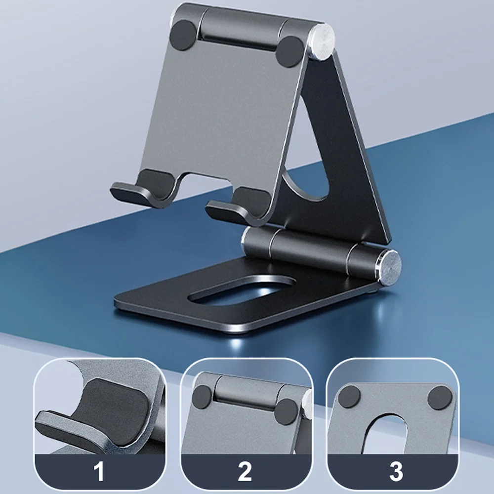 Promotional Anti Shake Foldable Desktop Aluminum Alloy Cell Phone 