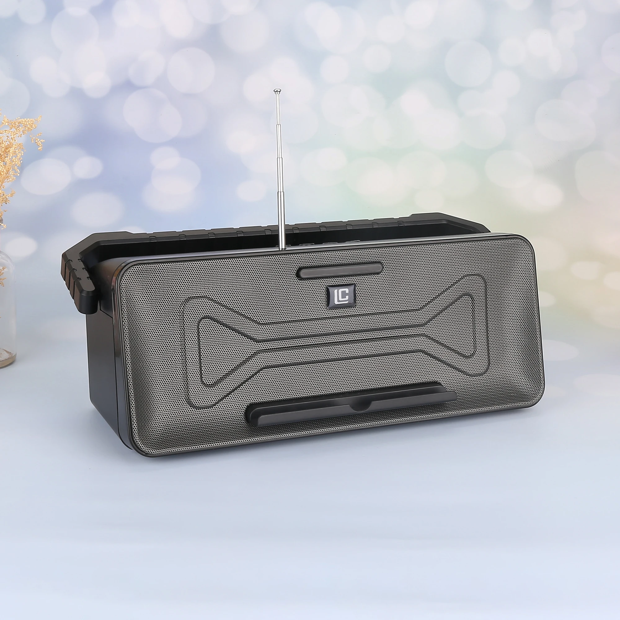 BK003 super bass woofer mini subwoofer portable boombox karaoke wireless loudspeaker outdoor tws bluetooth speaker with stand - ANKUX.COM