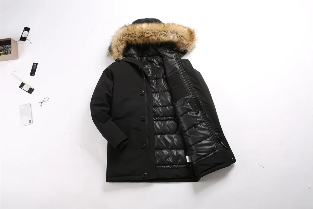 Winter Windbreaker Bubble Longer Jacket Men Parka Coats Jackette For ...