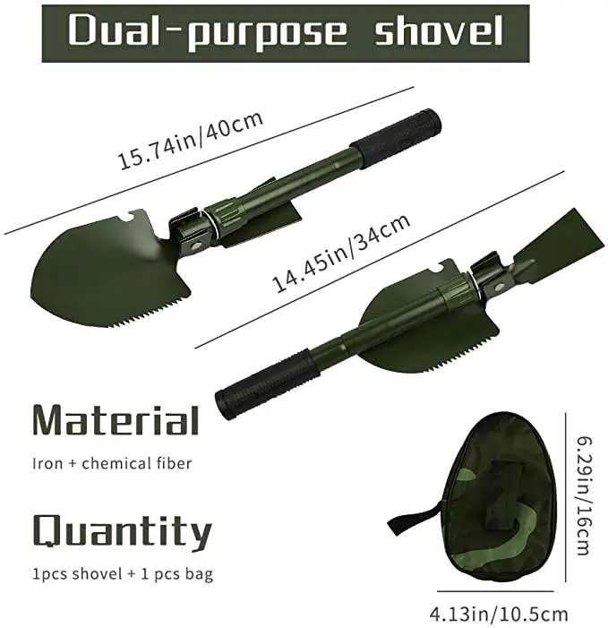 Goodwin Cheaper Outdoor Garden Multifunctional Folding Camping Shovel